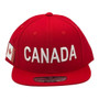 Canada Hatstop All Red With Country Flag Adjustable Snapback Hat