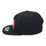 Canada Hatstop All Black With Country Flag Adjustable Snapback Hat