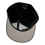 Canada Hatstop All Black With Flag Colors In Letters With Country Patch Flex-Fit Hat