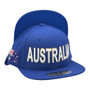 Australia Hatstop All Royal Blue With Country Flag Adjustable Snapback Hat