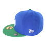 Seattle Seahawks New Era Retro Logo All Royal Blue/Green Bill With Gray Bottom 59FIFTY Fitted Hat