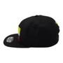 Colombia Hatstop All Black With Country Flag Adjustable Snapback Hat