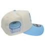 Seattle Mariners New Era Chrome White/Sky Blue Bill With Kingdome Patch 9FORTY A-Frame Snapback Hat