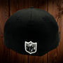 Seattle Seahawks New Era All Black With White Logo 59FIFTY Fitted Hat