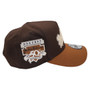 Los Angeles Dodgers New Era Brown/Toasted Peanut And Light Gray Bottom With Jackie Robinson 50th Patch 9FORTY A-Frame Snapback Hat