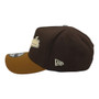 Los Angeles Dodgers New Era Brown/Toasted Peanut And Light Gray Bottom With Jackie Robinson 50th Patch 9FORTY A-Frame Snapback Hat