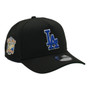 Los Angeles Dodgers New Era All Black/Green Bottom With 40th Anniversary Patch 9FORTY A-Frame Snapback Hat