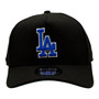 Los Angeles Dodgers New Era All Black/Green Bottom With 40th Anniversary Patch 9FORTY A-Frame Snapback Hat