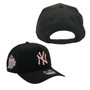New York Yankees New Era Black And Light Pink Bottom With 1999 World Series Patch 9FORTY A-Frame Snapback Hat