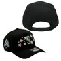 Seattle Mariners New Era Cherry Blossom Black And Light Pink Bottom With 50th Anniversary Patch 9FORTY A-Frame Snapback Hat