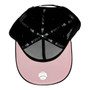 Seattle Mariners New Era Cherry Blossom Black And Light Pink Bottom With 50th Anniversary Patch 9FORTY A-Frame Snapback Hat