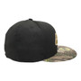 Seattle Seahawks New Era Black With Real Tree Camo Bill 59FIFTY Fitted Hat