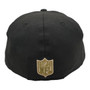 Seattle Seahawks New Era Black With Real Tree Camo Bill 59FIFTY Fitted Hat