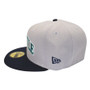 Seattle Mariners New Era Light Gray/Navy With Ken Griffey Jr. Patch 59FIFTY Fitted Hat