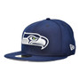Seattle Seahawks New Era All Navy With Team Name On Back 59FIFTY Fitted Hat