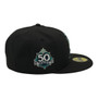 Seattle Mariners New Era "Cartoon" All Black/Light Gray Bottom With 50th Anniversary Patch 59FIFTY Fitted Hat
