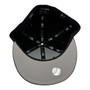 Seattle Mariners New Era "Cartoon" All Black/Light Gray Bottom With 50th Anniversary Patch 59FIFTY Fitted Hat