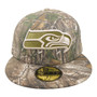 Seattle Seahawks New Era Real Tree Camo 59FIFTY Fitted Hat