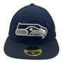Seattle Seahawks New Era All Navy 2016 Sideline Official Low Profile 59FIFTY Fitted Hat