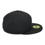 Seattle Mariners New Era All Black With Royal Blue Outline Around Trident Letter "M" 59FIFTY Fitted Hat