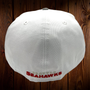 Seattle Seahawks New Era All White Hat With Heather Gray Bill And Red Inside The Seahawks 59FIFTY Fitted Hat