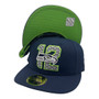 Seattle Seahawks New Era All Navy 2019 NFL Draft On-Stage Official Low Profile 59FIFTY Fitted Hat