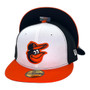 Baltimore Orioles New Era 3 Tone White/Black/Orange Bill Home Authentic Collection On-Field 59FIFTY Fitted Hat