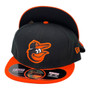 Baltimore Orioles New Era All Black And Orange Bill Road Authentic Collection On-Field 59FIFTY Fitted Hat