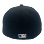 Arizona Diamondbacks New Era Black With Burgundy Bill Authentic Collection On-Field 59FIFTY Fitted Hat