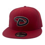 Arizona Diamondbacks New Era All Burgundy Alternate 4 Authentic Collection 59FIFTY Fitted Hat