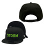 Seattle Storm New Era Black With Script Logo 9FIFTY Adjustable Snapback Hat