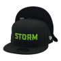 Seattle Storm New Era Black With Script Logo 9FIFTY Adjustable Snapback Hat