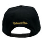 Seattle Mariners Mitchell & Ness Black With Metallic Gold Outline Adjustable Snapback Hat