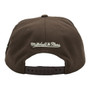 Seattle Mariners Mitchell & Ness Brown With Trident Logo And 50TH Season Patch Adjustable Snapback Hat