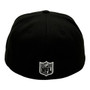 Seattle Seahawks New Era Black With Dark Gray/White Logo 59FIFTY Fitted Hat