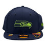 Seattle Seahawks New Era Navy 2026 Sideline 9FIFTY Adjustable Snapback Hat