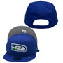 Seattle Seahawks New Era Royal Blue Retro Logo 9FIFTY Adjustable Snapback Hat