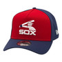 Chicago White Sox New Era Red/Navy With Batter Man 9FORTY A-Frame Adjustable Snapback Hat