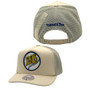 Seattle Mariners Mitchell & Ness Chrome White With “M’S” Logo A-Frame Trucker Mesh Adjustable Snapback Hat