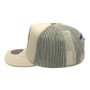 Seattle Mariners Mitchell & Ness Chrome White With “M’S” Logo A-Frame Trucker Mesh Adjustable Snapback Hat