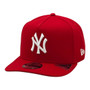New York Yankees New Era Red With Classic Logo 9FIFTY A-Frame Adjustable Snapback Hat