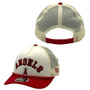 Los Angeles Angels New Era Chrome White/Red With Rope 9FORTY M-Crown A-Frame Trucker Mesh Adjustable Snapback Hat