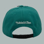 Seattle Mariners Mitchell & Ness Tri Colors Stripe Teal/White/Black Basic Logo A-Frame Adjustable Snapback Hat