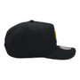 Los Angeles Dodgers Mitchell & Ness Black With Gold Basic Logo A-Frame Adjustable Snapback Hat