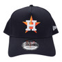 Houston Astros New Era Navy With Basic Logo And Light Gray Bottom 9FORTY A-Frame Adjustable Snapback Hat
