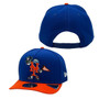 New York Mets New Era Royal Blue/Orange Cartoon Logo 9FIFTY A-Frame Adjustable Snapback Hat