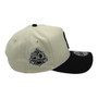 Seattle Steelheads New Era Chrome White/Black With 50th Season Patch 9FORTY A-Frame Snapback Hat