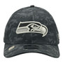 Seattle Seahawks New Era Black Camo 2026 Salute To Service 39THIRTY Stretch Fit Hat