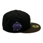 New York Yankees New Era Yami Yankees Black/Brown 1999 World Series Patch 59FIFTY Fitted Hat