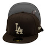 Los Angeles Dodgers New Era Brown With Basic Logo 59FIFTY Fitted Hat
